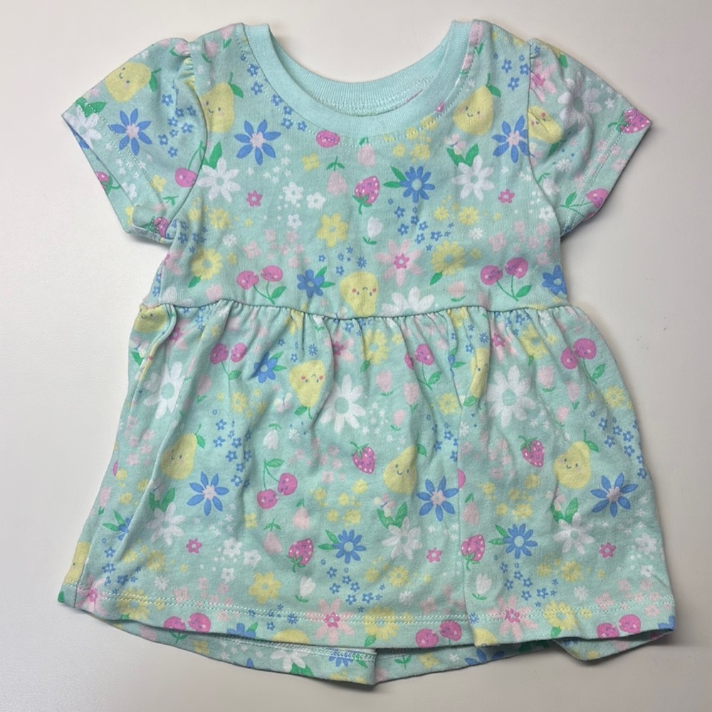 Floral Print Baby Dress- 3-6 Month